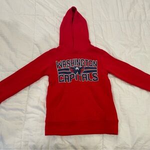 Kids Red Washington Capitals Hoodie